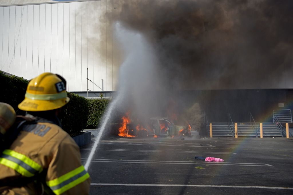 Incendio de auto