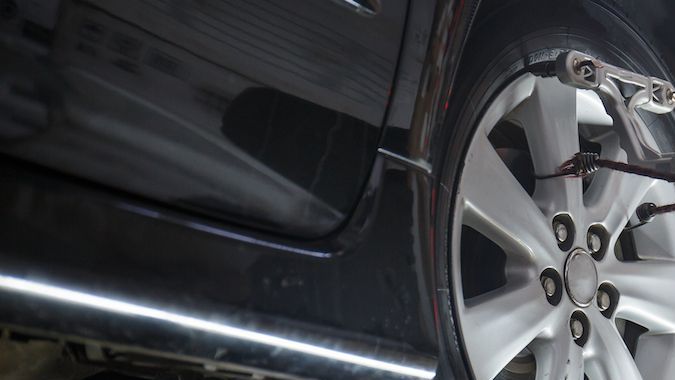 alineamiento del auto