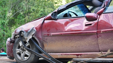Accidente en carretera.