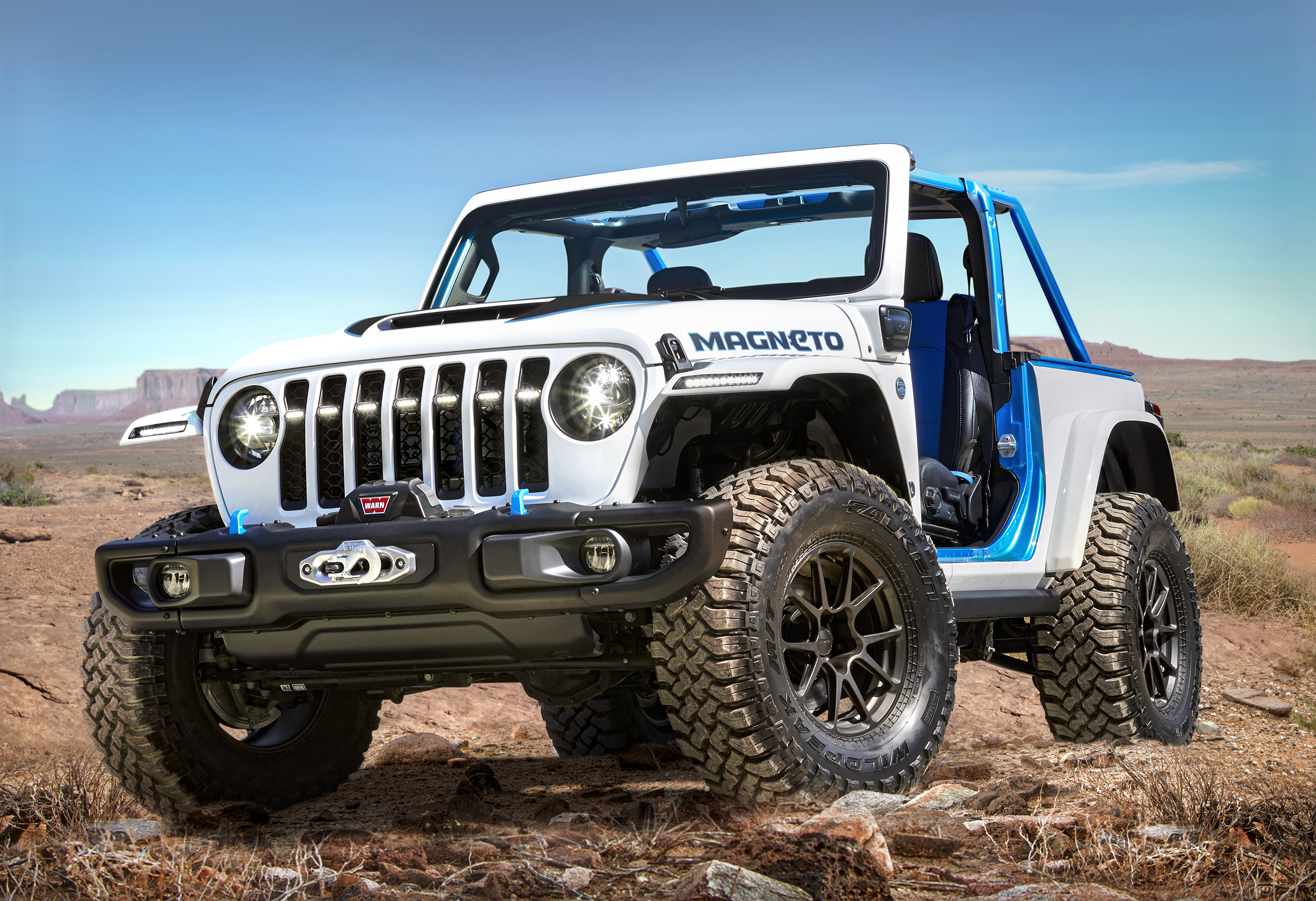 Jeep Wrangler Magneto Concept. / Foto: Cortesía Stellantis. 