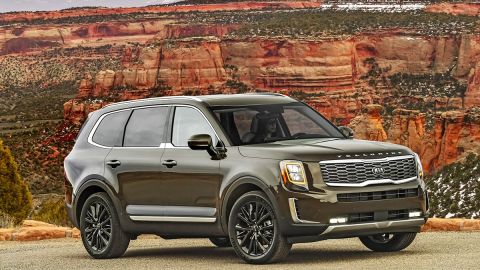 El Kia Telluride 2021 es un SUV mediano concebido para el mercado de Estados Unidos.