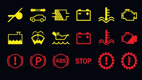 Significado de luces en el tablero del auto