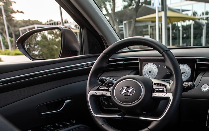 Habitáculo interior del Hyundai Tucson 2022.