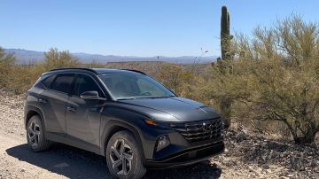 El 2022 Hyundai Tucson es un SUV ligero con cierta capacidad off road.