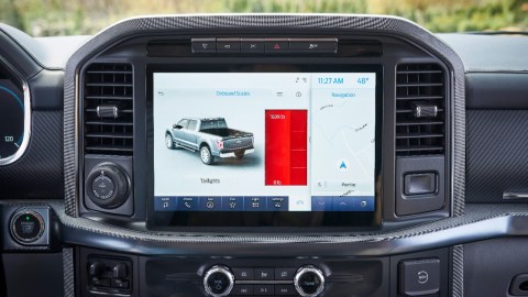 F-150 con báscula inteligente / Foto: Ford