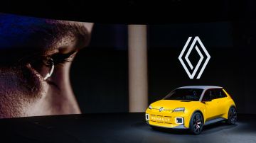 Foto de la revelación del Renault 5 en enero de este año