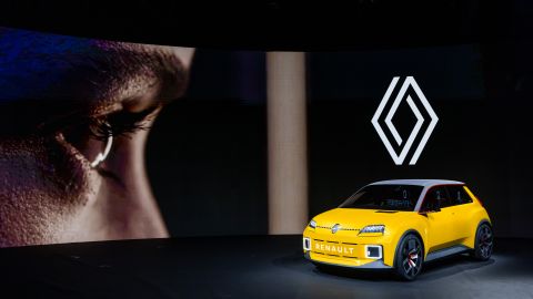 Foto de la revelación del Renault 5 en enero de este año