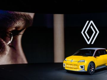 Foto de la revelación del Renault 5 en enero de este año