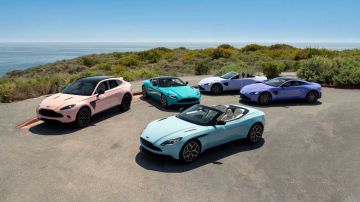 Aston Martin Pastel Collection. / Foto: Aston Martin Newport Beach.