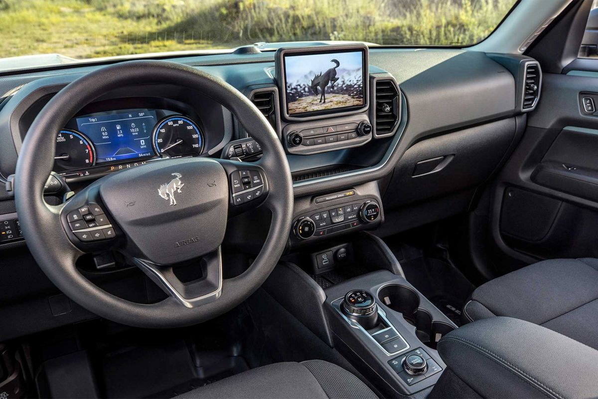 Foto del interior de la Ford Bronco Sport 2021