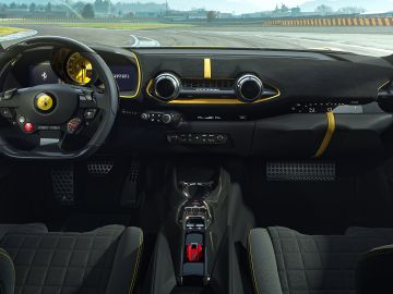 Foto interior del nuevo Ferrari 812 Superfast Edición Especial