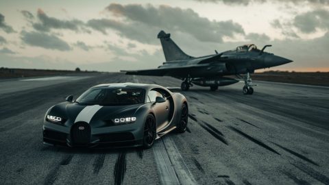 'Les Légendes du Ciel' se traduce como 'Las Leyendas del cielo' y Bugatti lo asignó como el nombre de la edición limitada del Bugatti Chiron Sport . / Foto: Cortesía Bugatti.