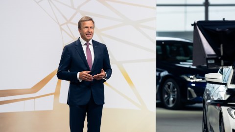 Foto de Oliver Zipse, presidente del consejo de administración de BMW AG en la reunión Anual