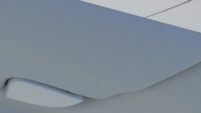 Ilustración de la gran pantalla que está siendo desarrollada por Continental para un fabricante desconocido