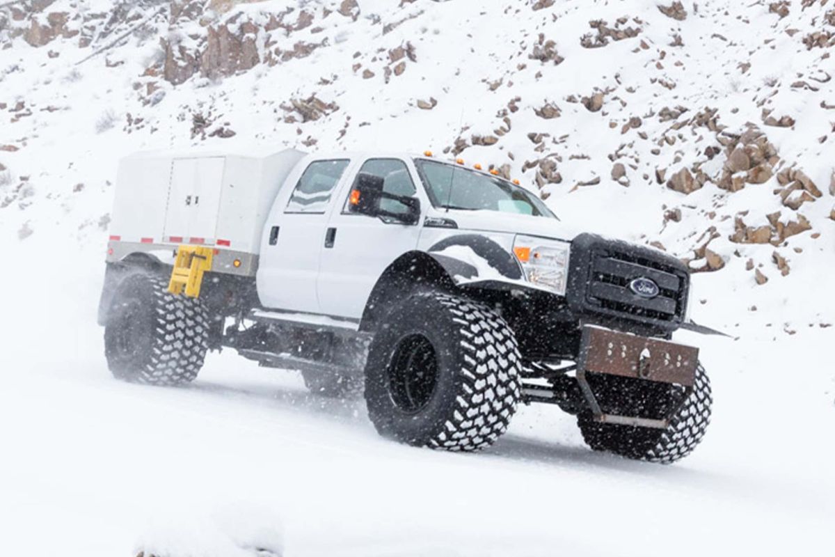 Ford F-550 Super Duty. / Foto: Yellowstone National Park. 