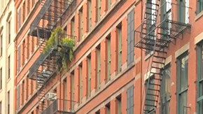 El Polestar 2 en una calle del SoHo de Nueva York.