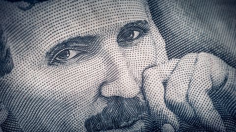 Ilustración de Nikola Tesla