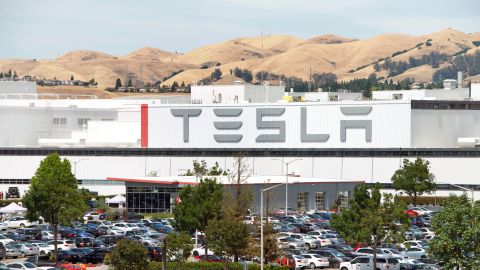 Foto de la gigafábrica de Tesla en Fremont
