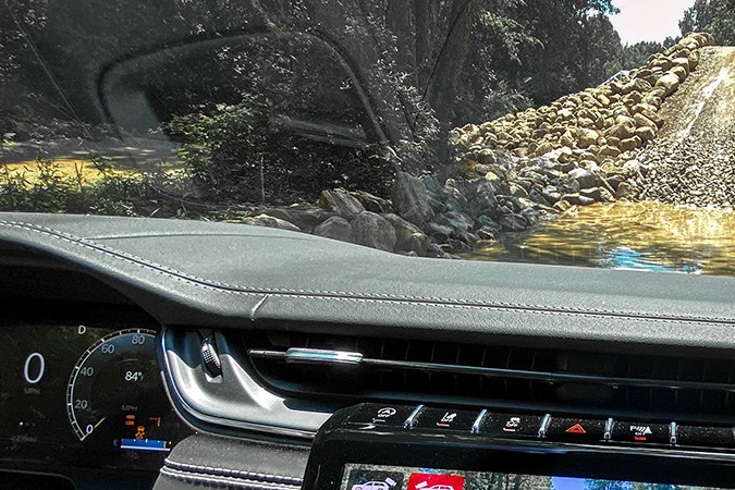 Una cámara frontal permite ver qué tenemos delante en una pendiente muy empinada.