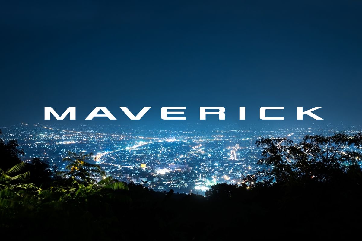 Imagen promocional de la nueva camioneta Maverick de Ford