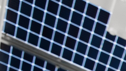 Foto de varios cargadores públicos de Tesla