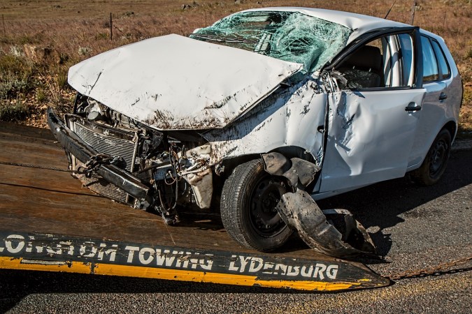 carro accidentado
