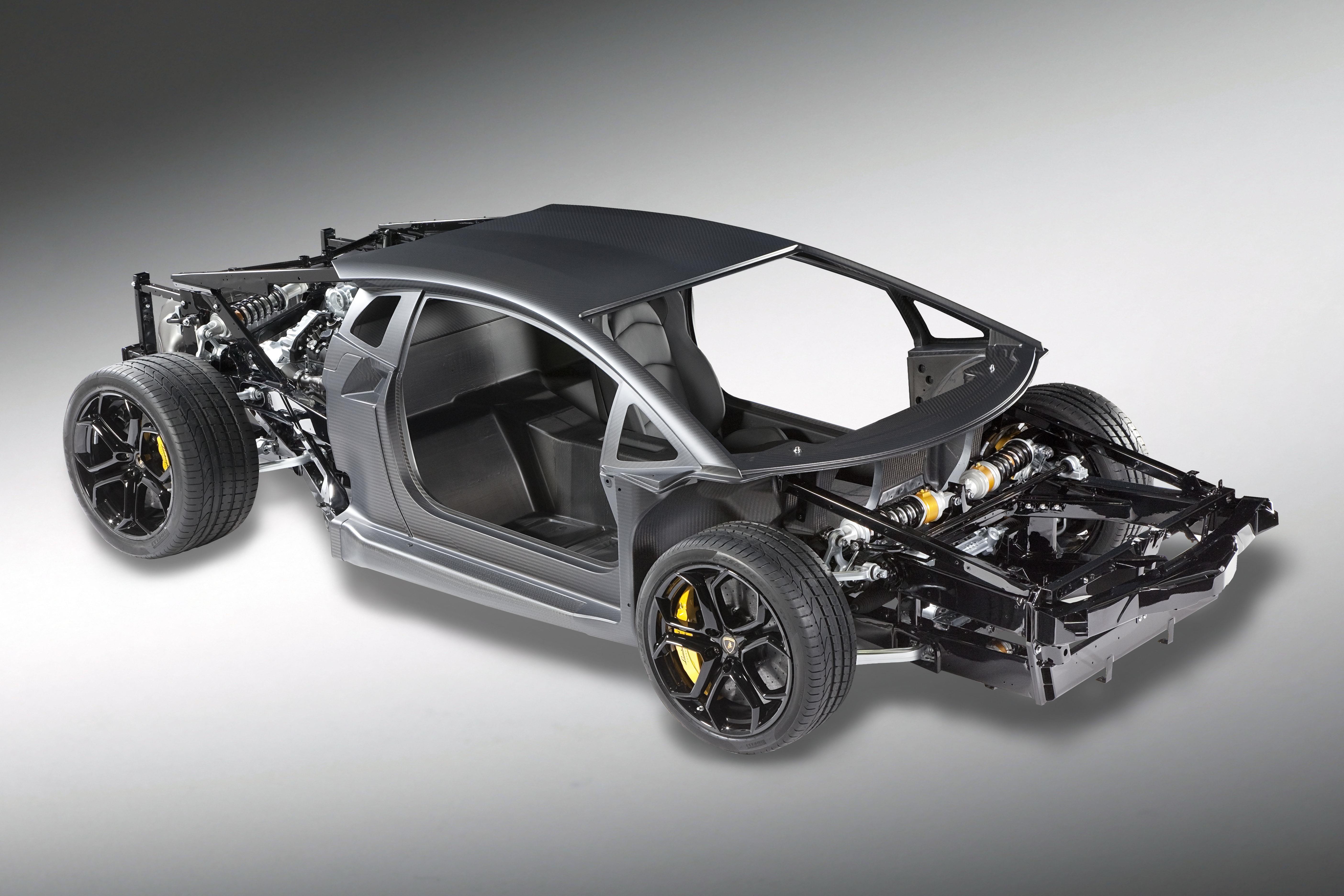 Monocasco de fibra de carbono de Lamborghini