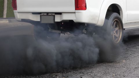 Humo negro de autos diesel