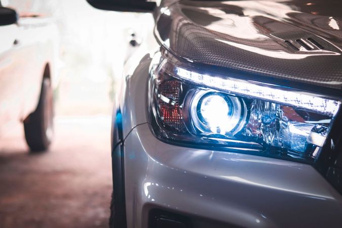 Faros con luces de halógeno