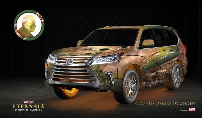 Gilgamesh x Lexus LX 570 | Lexus / Marvel Studios