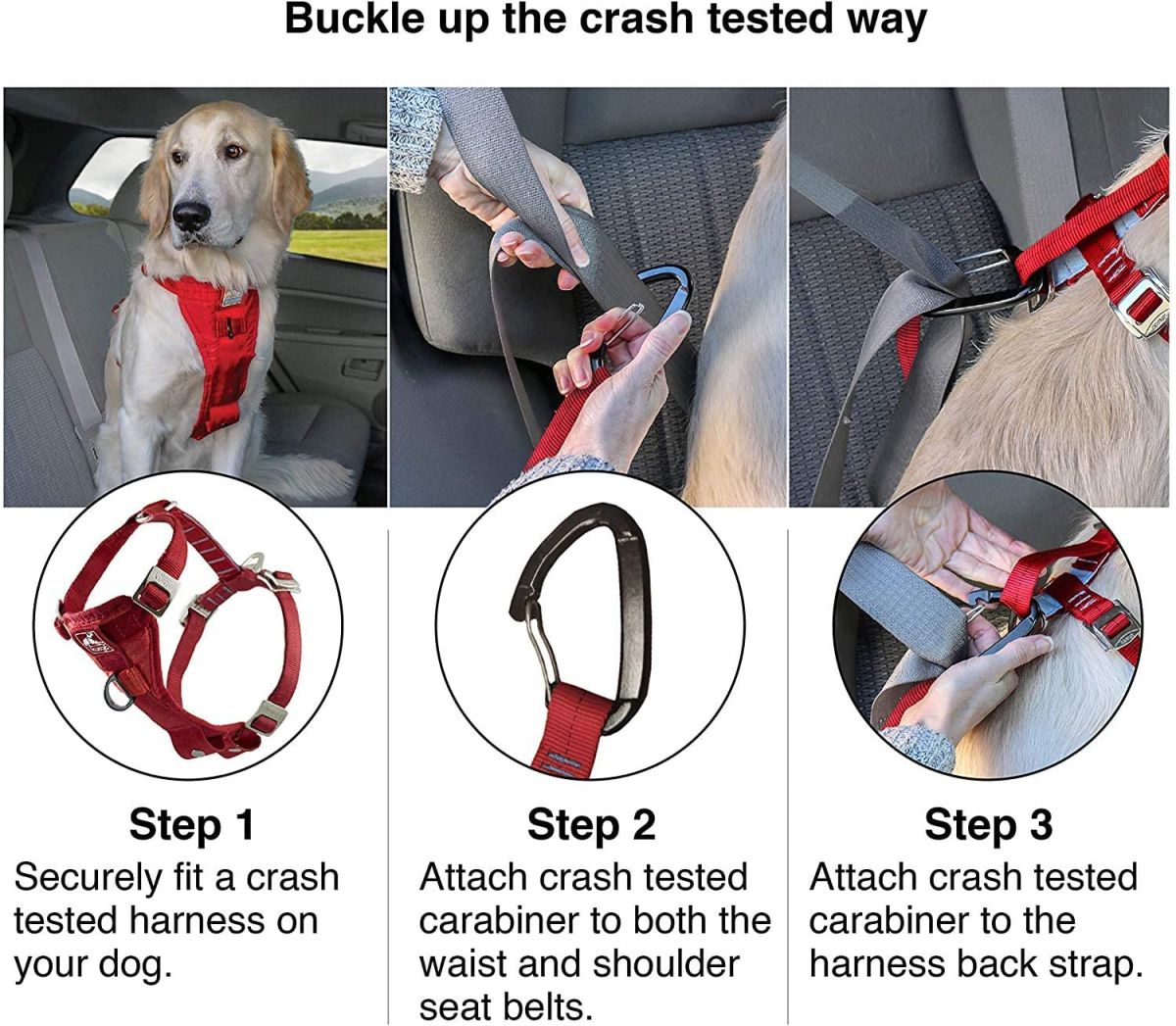 Cinturón de seguridad Kurgo Dog Harness