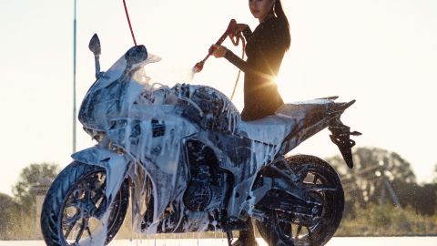 Lavado de motocicleta