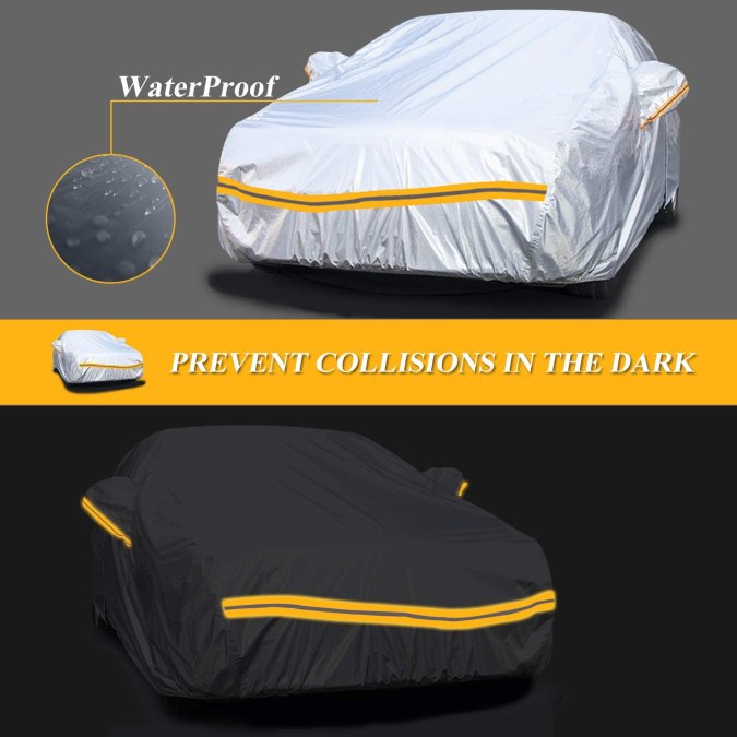 Layers Car Cover with Cotton Zipper