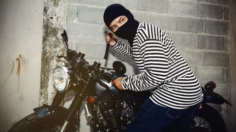 Robo de motocicleta