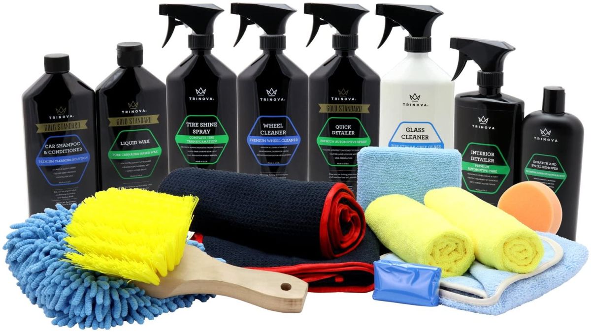 TriNova Car Wash Kit Complete Detailing Bundle