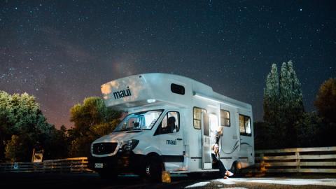 RV estacionado