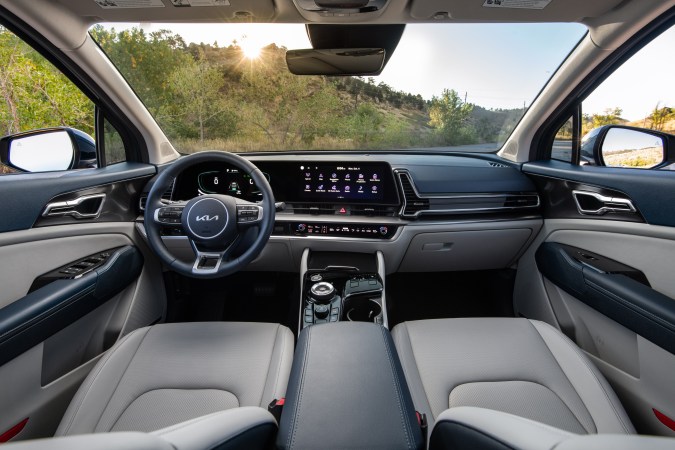 Foto del interior del Kia Sportage Hybrid