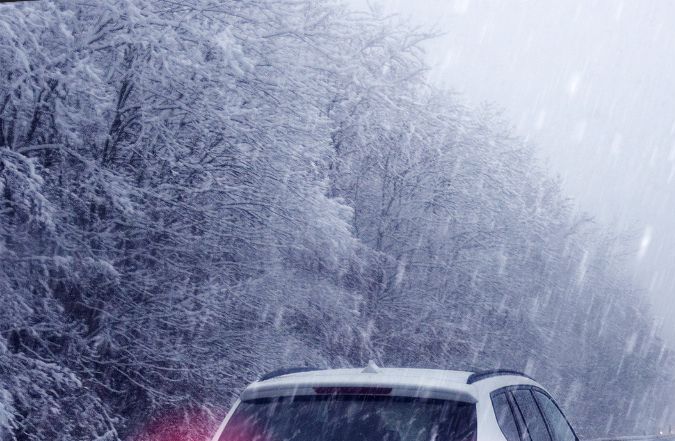 Conducción bajo la nieve