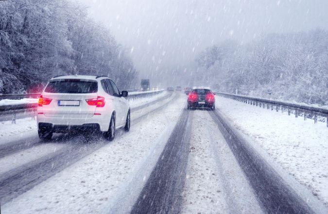 Conducción bajo la nieve