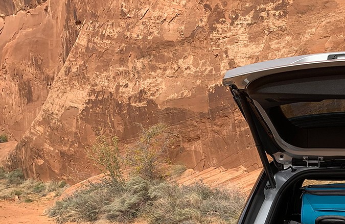 Un pequeño incremento del tamaño permite llevar bolsas de palos de golf a lo ancho en el maletero del Jeep Grand Cherokee, lo que supone una ventaja en el mercado de Estados Unidos.