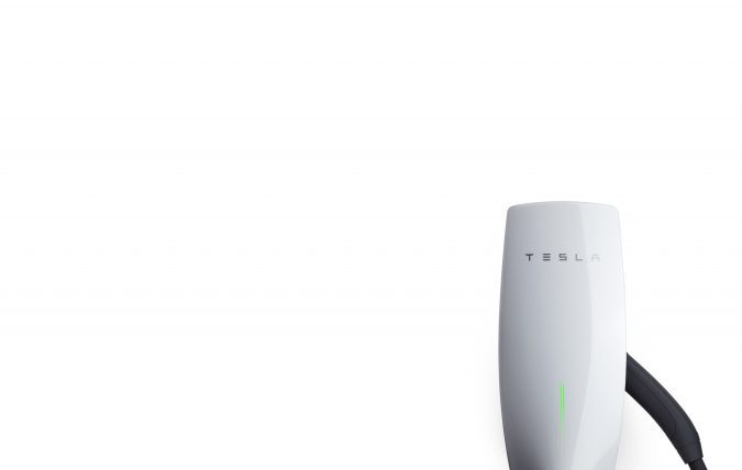 Cargador eléctrico doméstico de Tesla.