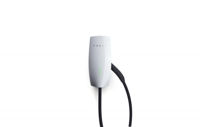 Cargador eléctrico doméstico de Tesla.