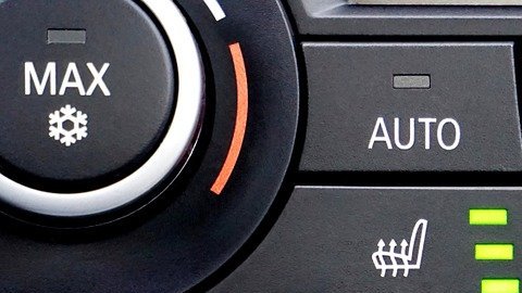 Controles del AC del auto