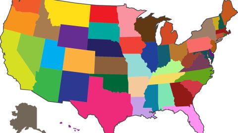 Mapa de los Estados Unidos