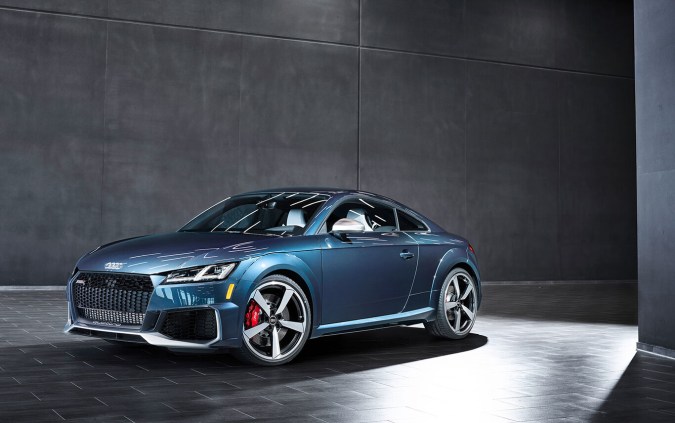 Audi TT RS Heritage Edition Azul helios. / Foto: Cortesía Audi.