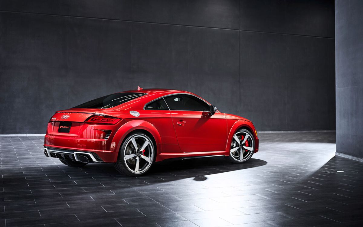 Audi TT RS Heritage Edition Rojo Tizian. / Foto: Cortesía Audi.