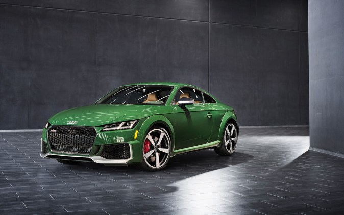 Audi TT RS Heritage Edition Verde malaquita. / Foto: Cortesía Audi.