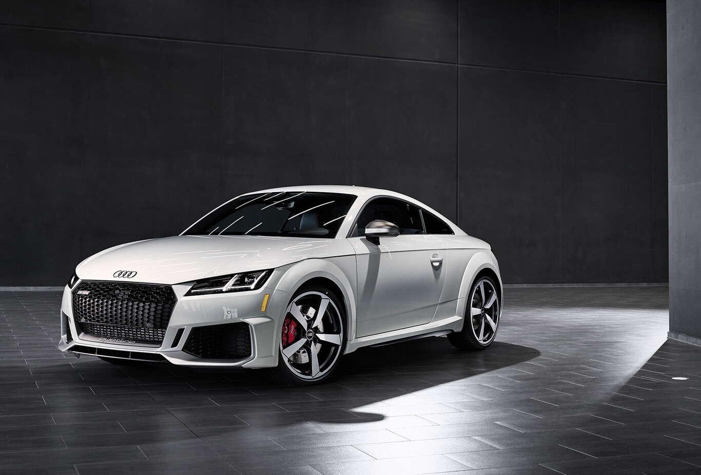 Audi TT RS Heritage Edition Blanco alpino. / Foto: Cortesía Audi.