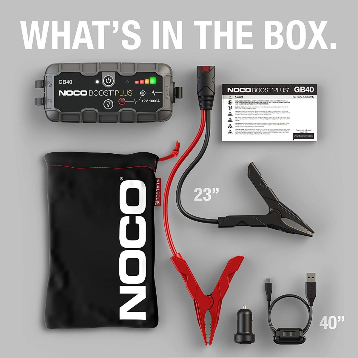Arrancador portátil de batería NOCO Boost Plus