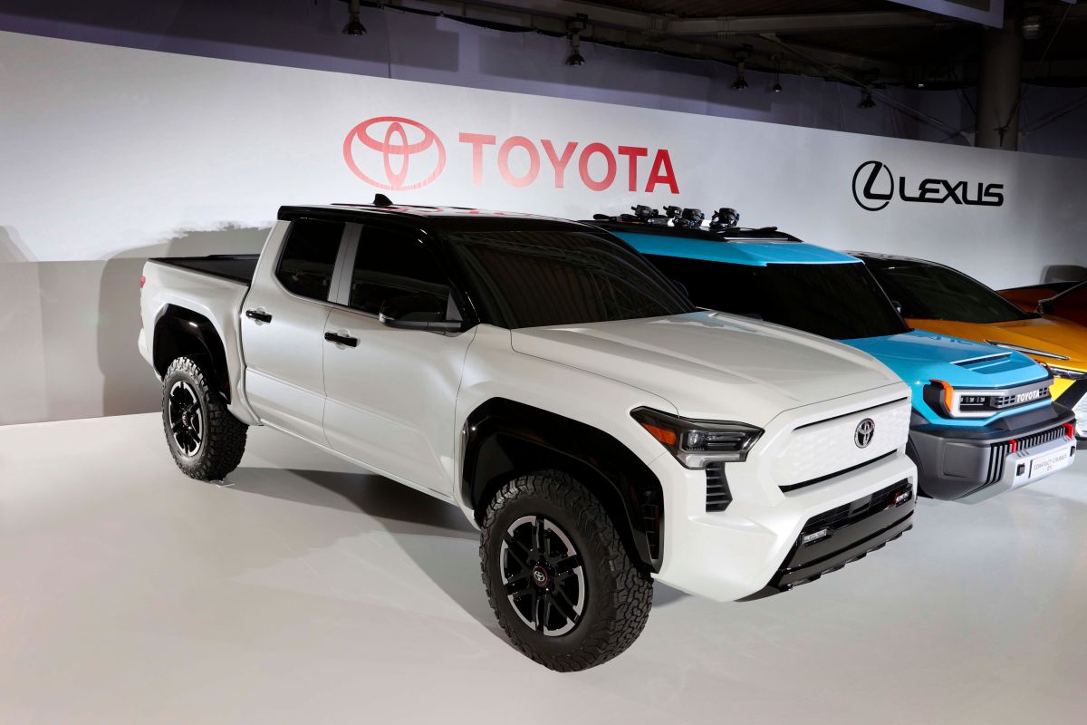 Foto de la nueva camioneta eléctrica de Toyota